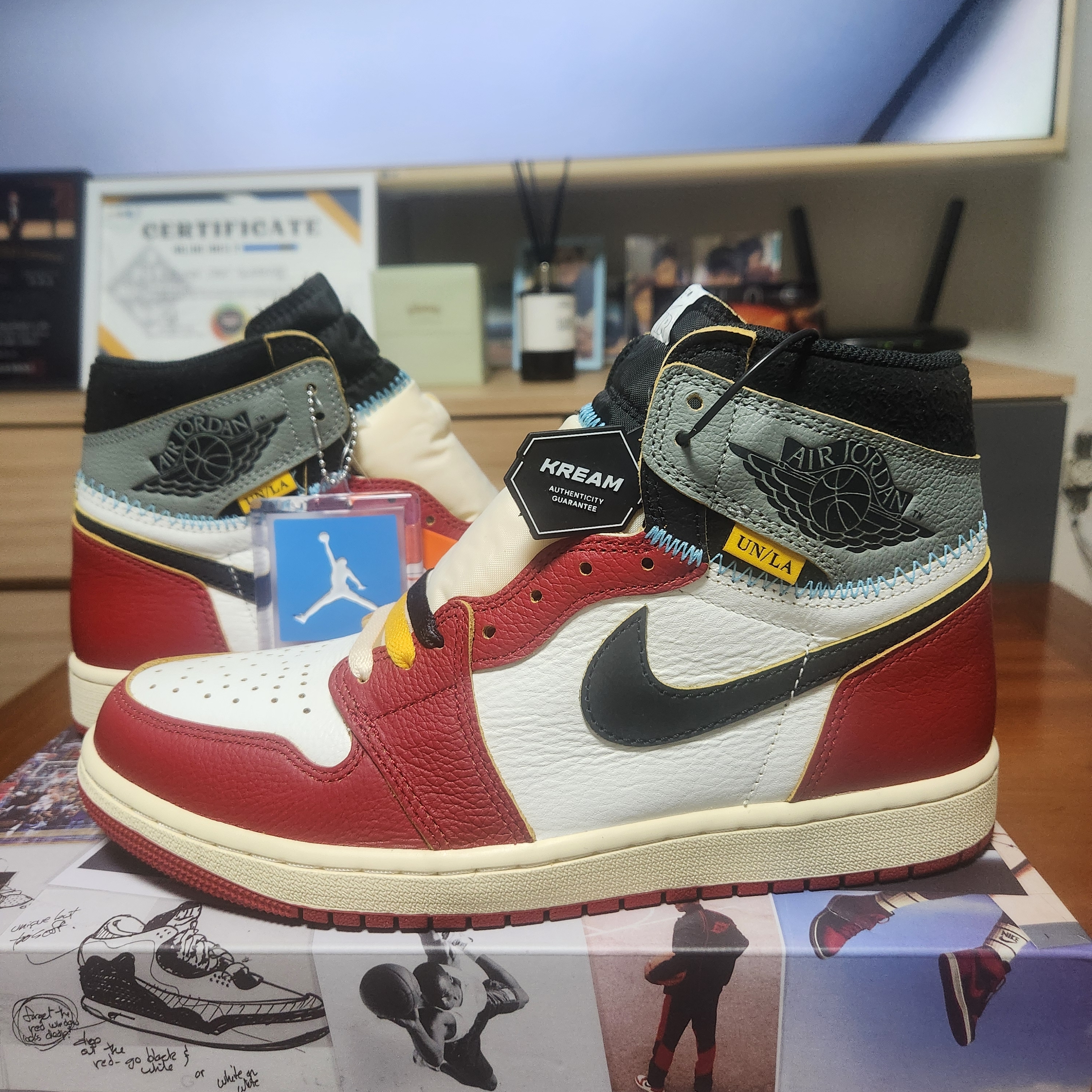 Jordan 1 x Union Retro High OG Chicago Shadow 착용 스타일