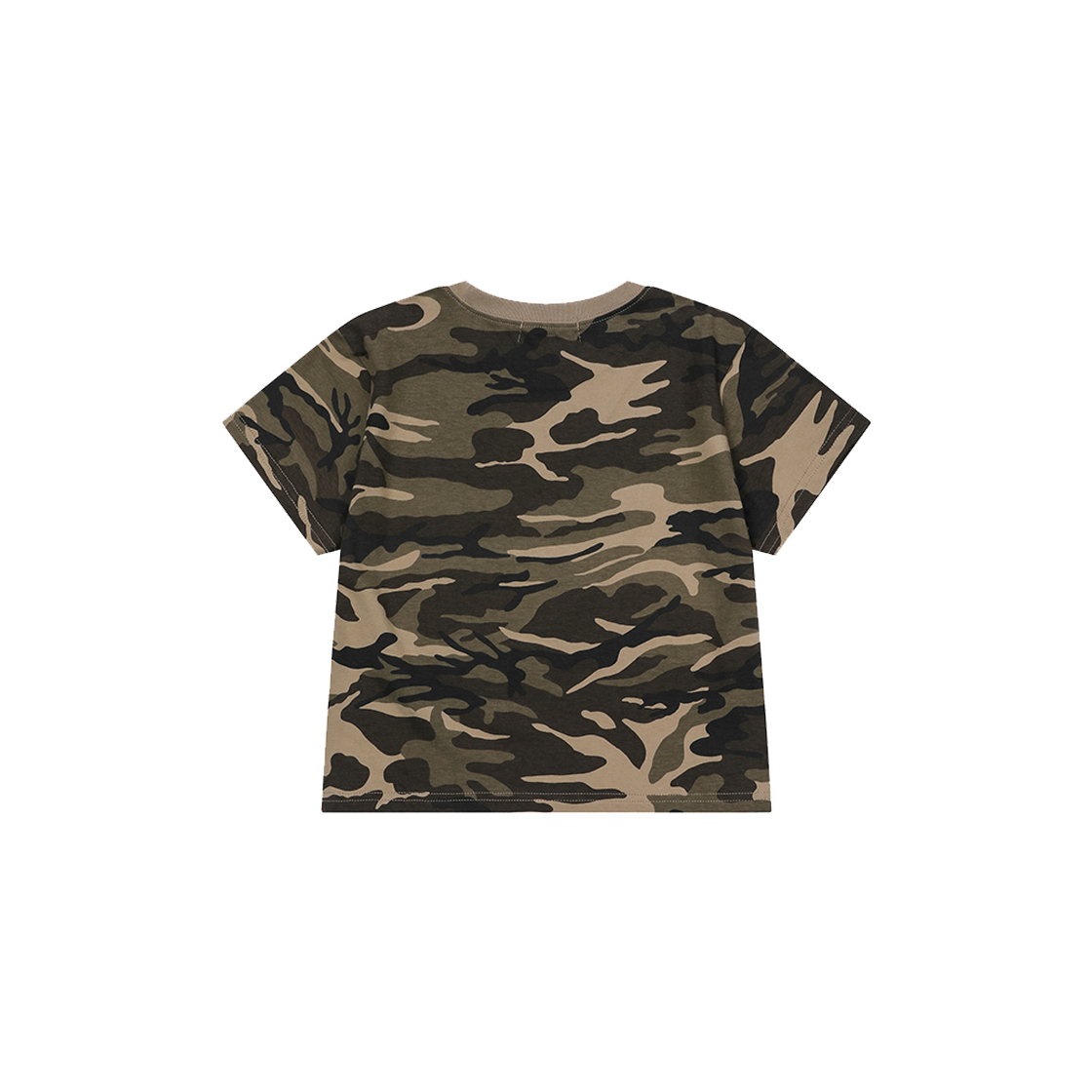 무센트 텐버 메탈 로고 카모 반팔 티 남녀공용 카키(MUCENT Tenber Metal Logo Camo Half T Unisex Khaki) - 2
