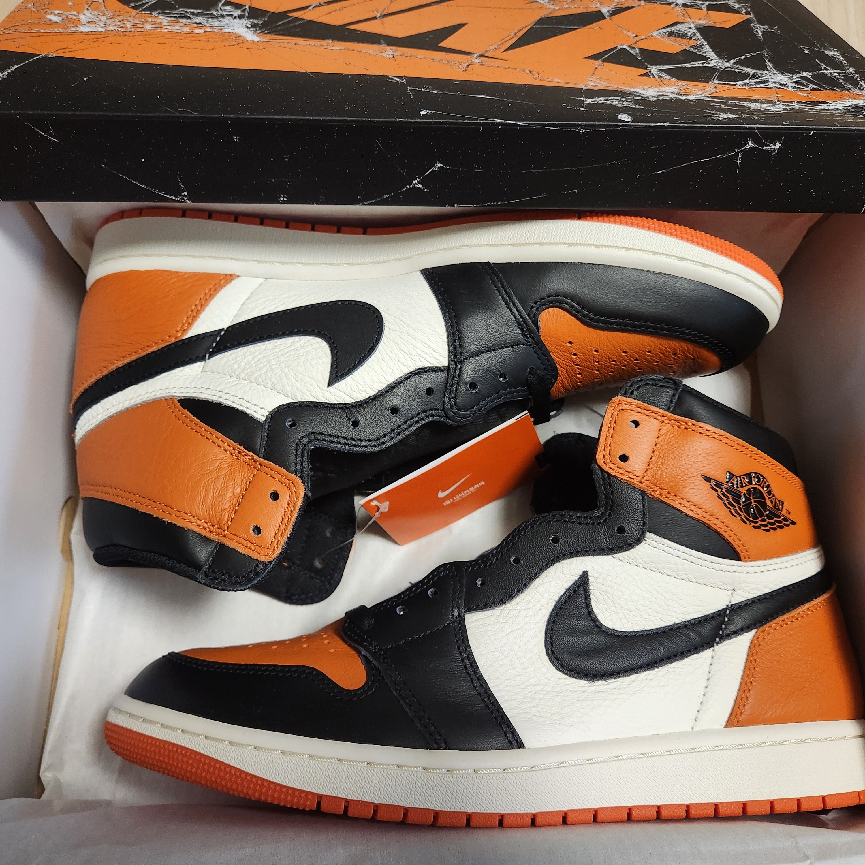 Jordan 1 Retro High OG Shattered Backboard 착용 스타일 - 2
