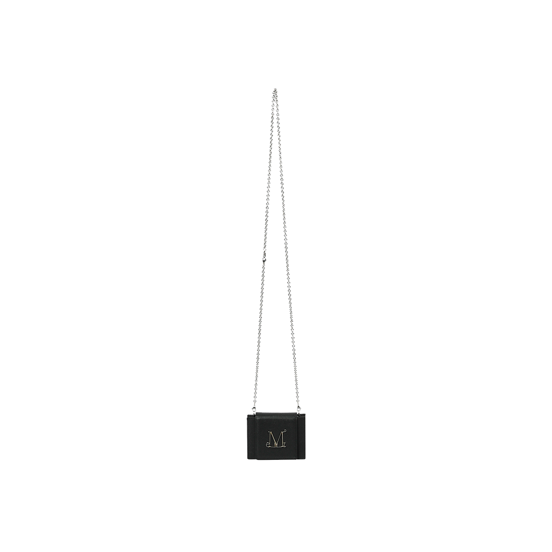 무센트 메인 심볼 메탈 로고 3웨이 체인 미니 크로스백 남녀공용 (M 로고) 블랙(MUCENT Main Symbol Metal Logo 3way Chain Mini Cross Bag Unisex (M logo) Black)