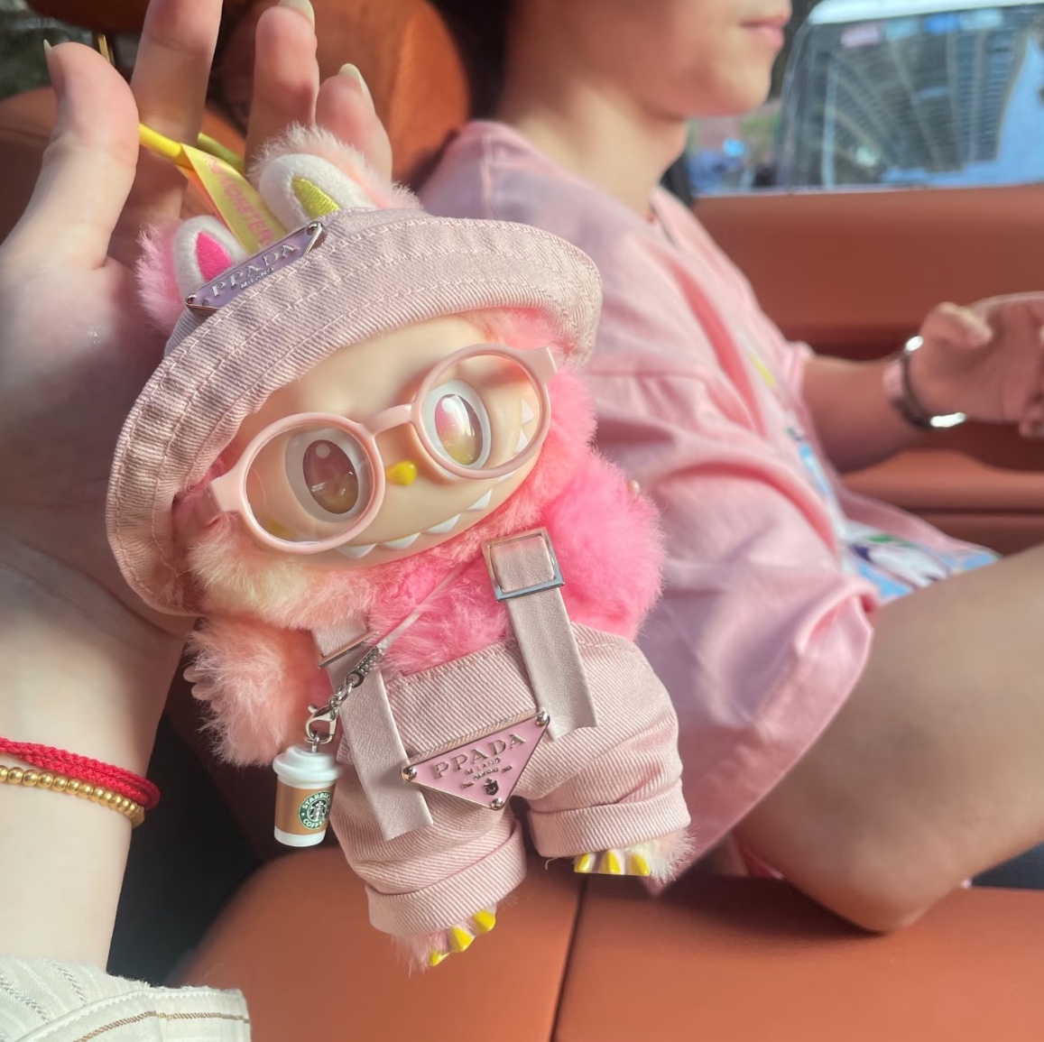 Pop Mart Labubu The Monsters Highlight Series Loyalty Keyring (Opened Case) 착용 스타일 - 1