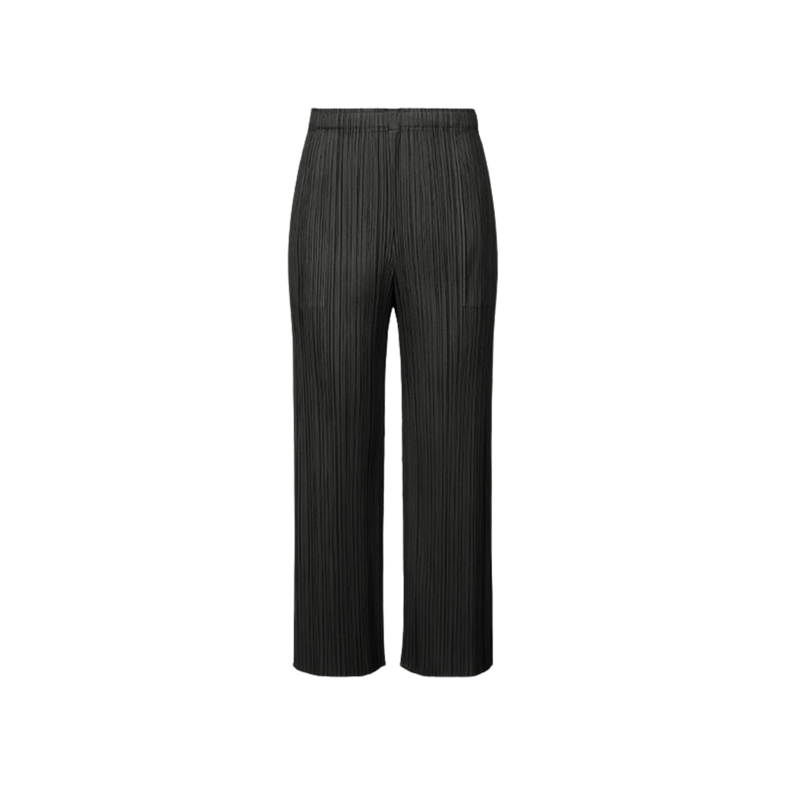 (W) 플리츠 플리즈 이세이 미야케 MC 에이프릴 팬츠 블랙((W) Pleats Please Issey Miyake MC April Pants Black) - 1