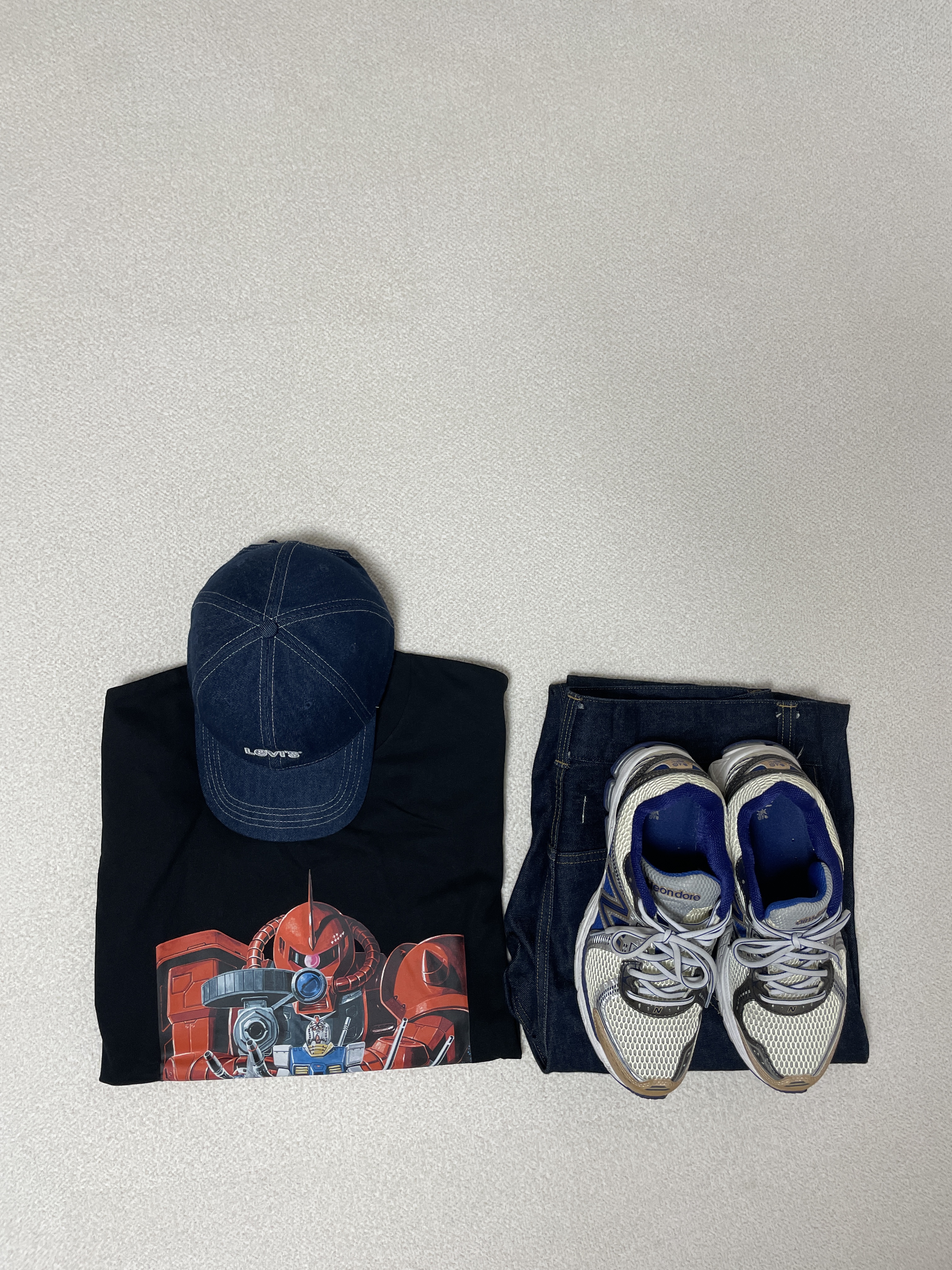 New Balance x Aime Leon Dore 860v2 Blue 착용 스타일 - 1