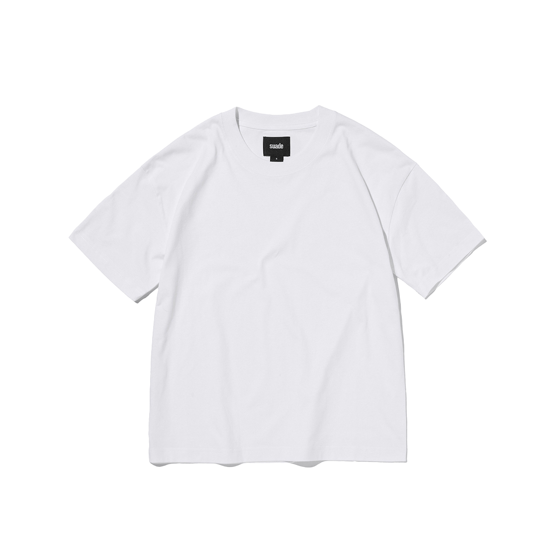 스웨이드 크롭티 화이트(Suade Cropped Tee White)