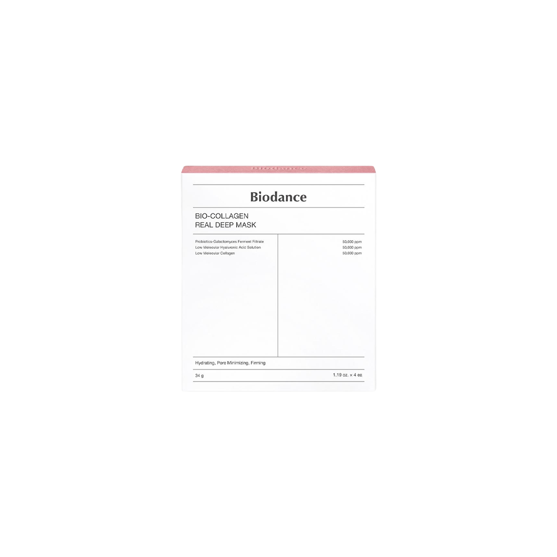 바이오던스 바이오 콜라겐 리얼 딥 마스크 팩(Biodance Bio Collagen Real Deep Mask Pack (4 Pack))