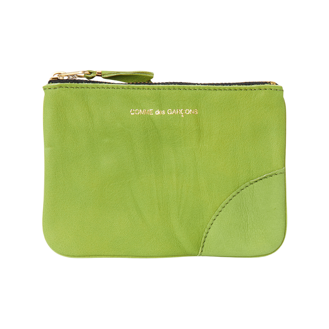 SA8100WW Comme des Garcons Washed Coin Purse Green