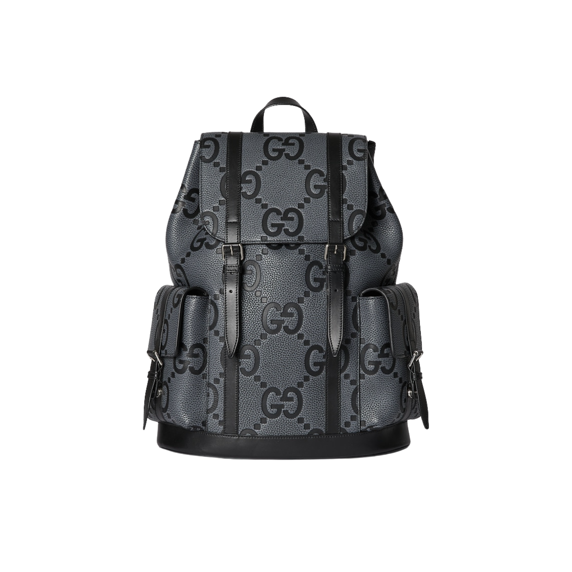 구찌 GG 점보 라지 백팩 그레이 블랙(Gucci GG Jumbo Large Backpack Grey Black) - 1