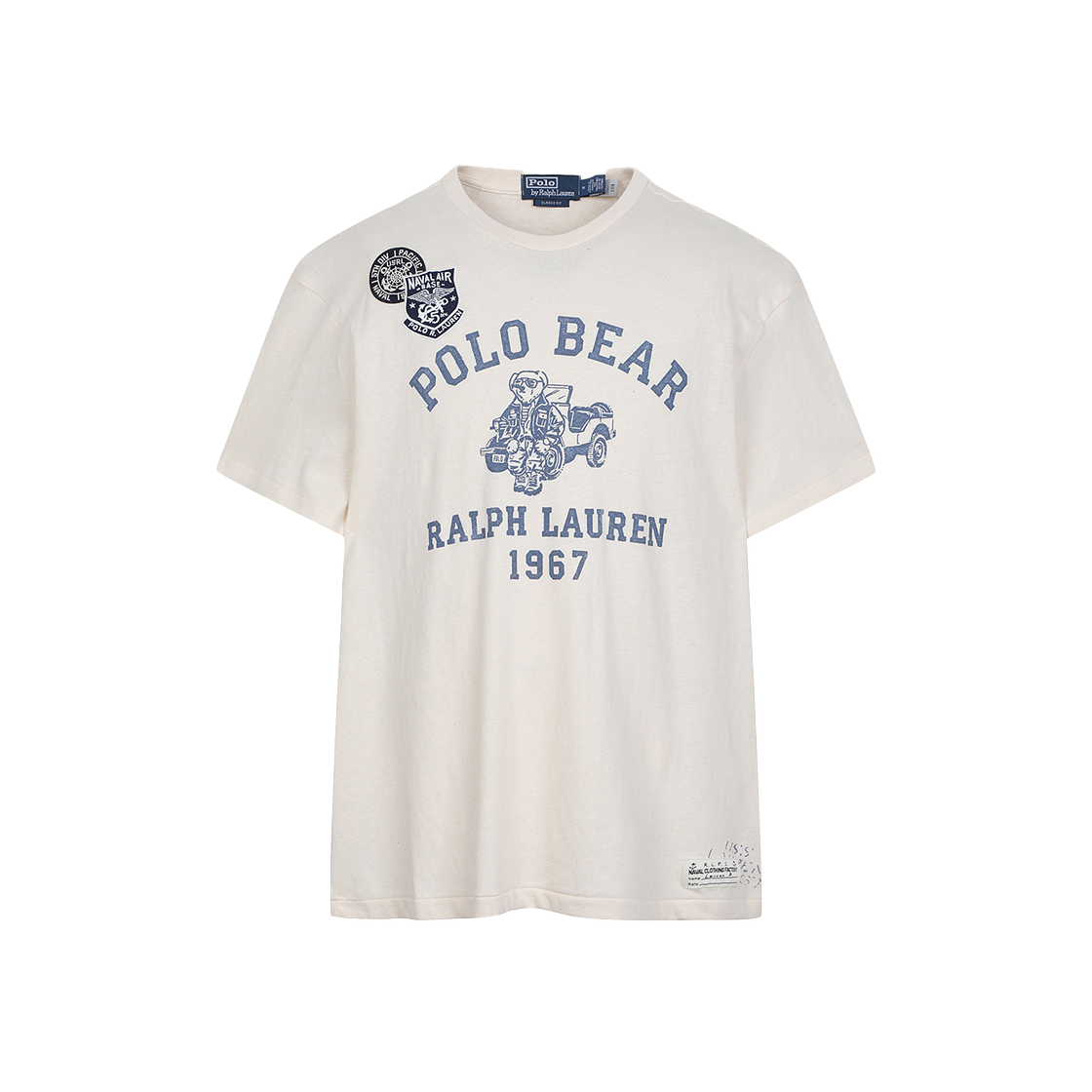 [30%적립] 폴로 랄프 로렌 클래식핏 폴로 베어 저지 티셔츠 화이트([30%적립] Polo Ralph Lauren Classic Fit Polo Bear Jersey T-Shirt White) - 1