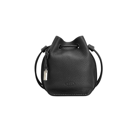 Tod's Bucket Bag in Leather Micro Black