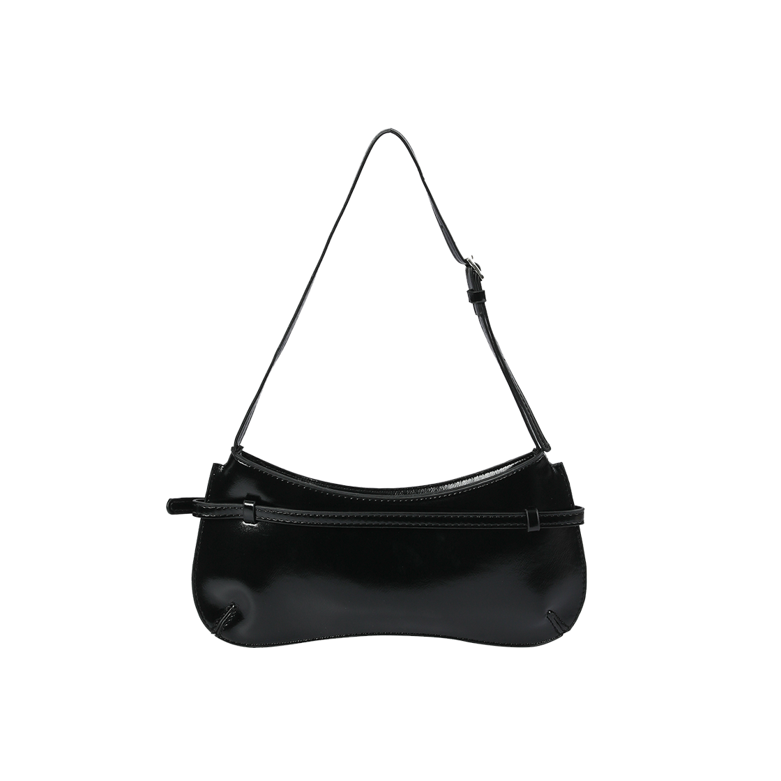 [MUCENT] EREN BELT STRAP LEATHER SHOULDER バッグ★韓国★ MUCENT] EREN BELT STRAP LEATHER SHOULDER バッグ☆韓国