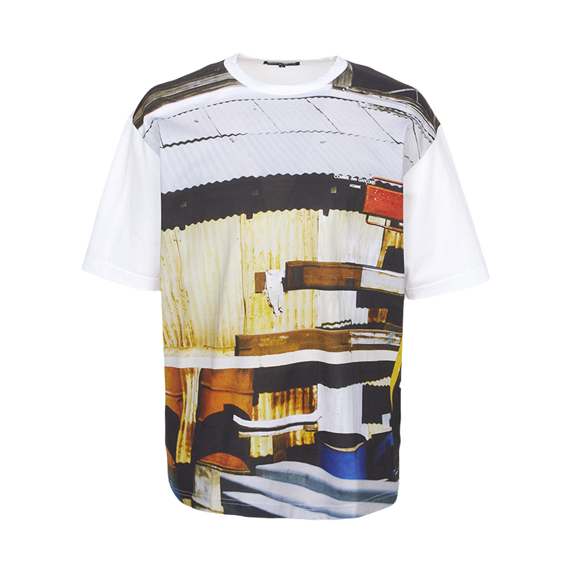 HKT007051-2 Comme des Garcons Homme Short Sleeve T-Shirt White