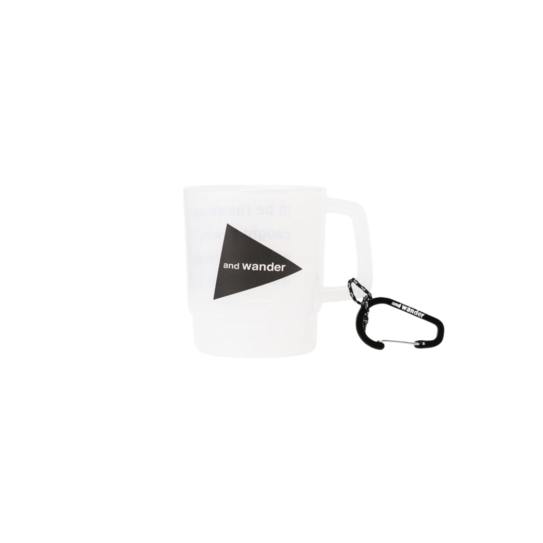 앤드 원더 로고 PP 머그 오프 화이트(And Wander Logo PP Mug Off White)