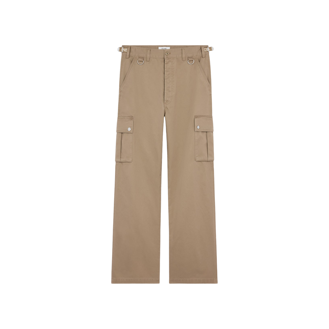RP046403E-18TP Celine Cotton Cargo Pants Taupe