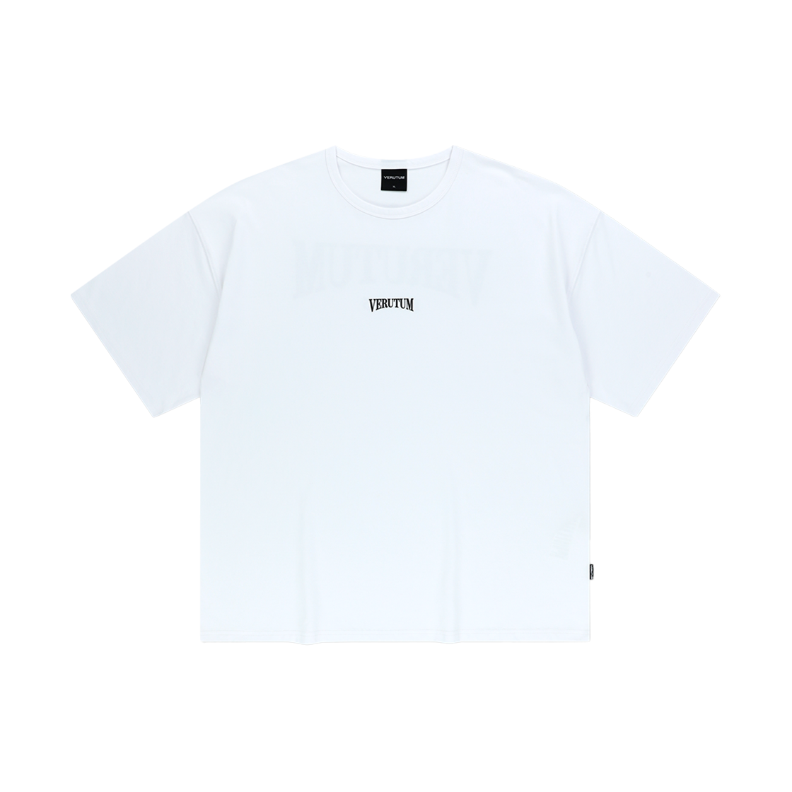 RTW-TS226/WH VERUTUM RTW-TS226 Serif Arch Logo Short Sleeve T-Shirts Men's White