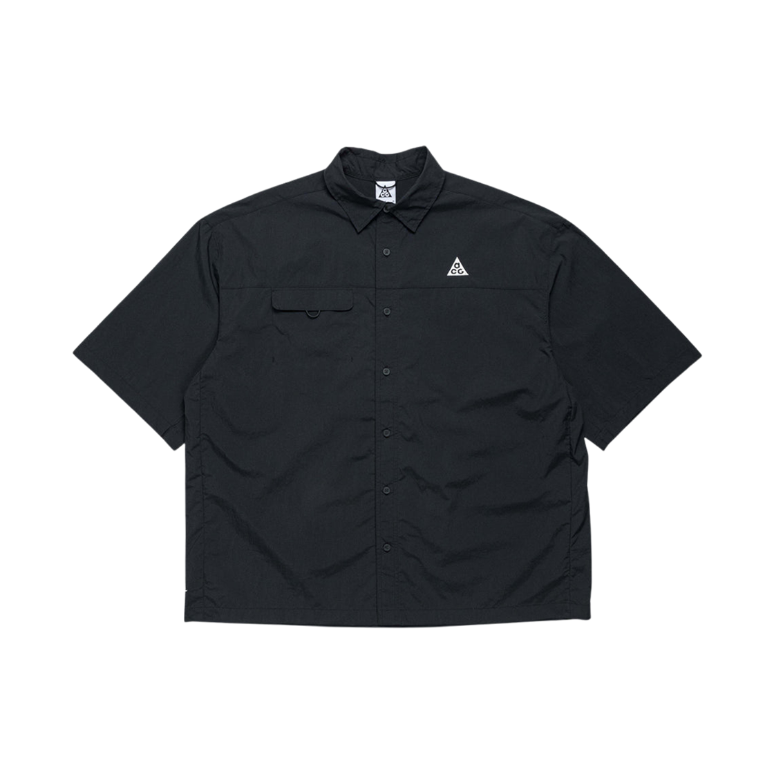 나이키 ACG 오브 위버 UV 리펠 숏슬리브 셔츠 블랙 앤트러사이트 - US/EU(Nike ACG Orb Weaver UV Repel Short Sleeve Shirt Black Anthracite - US/EU)