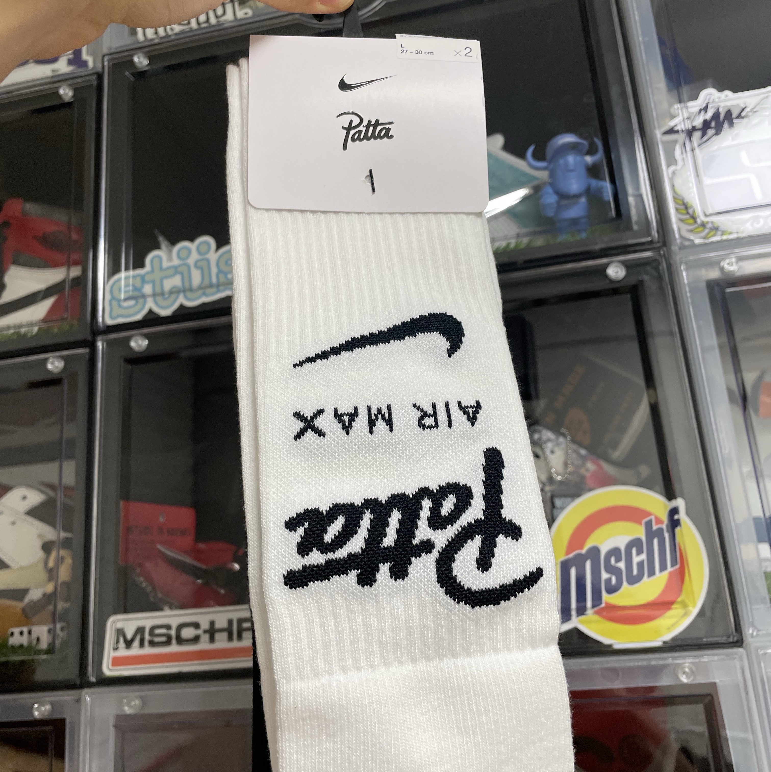 Nike x Patta Everyday Essentials Crew Socks Multicolor (2 Pack/Korean Ver.) 착용 스타일