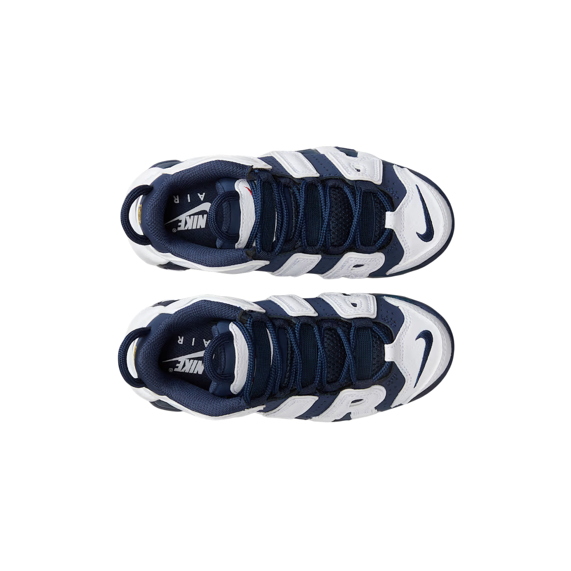 (PS) 나이키 에어 모어 업템포 화이트 메탈릭 골드((PS) Nike Air More Uptempo White Metallic Gold) - 2