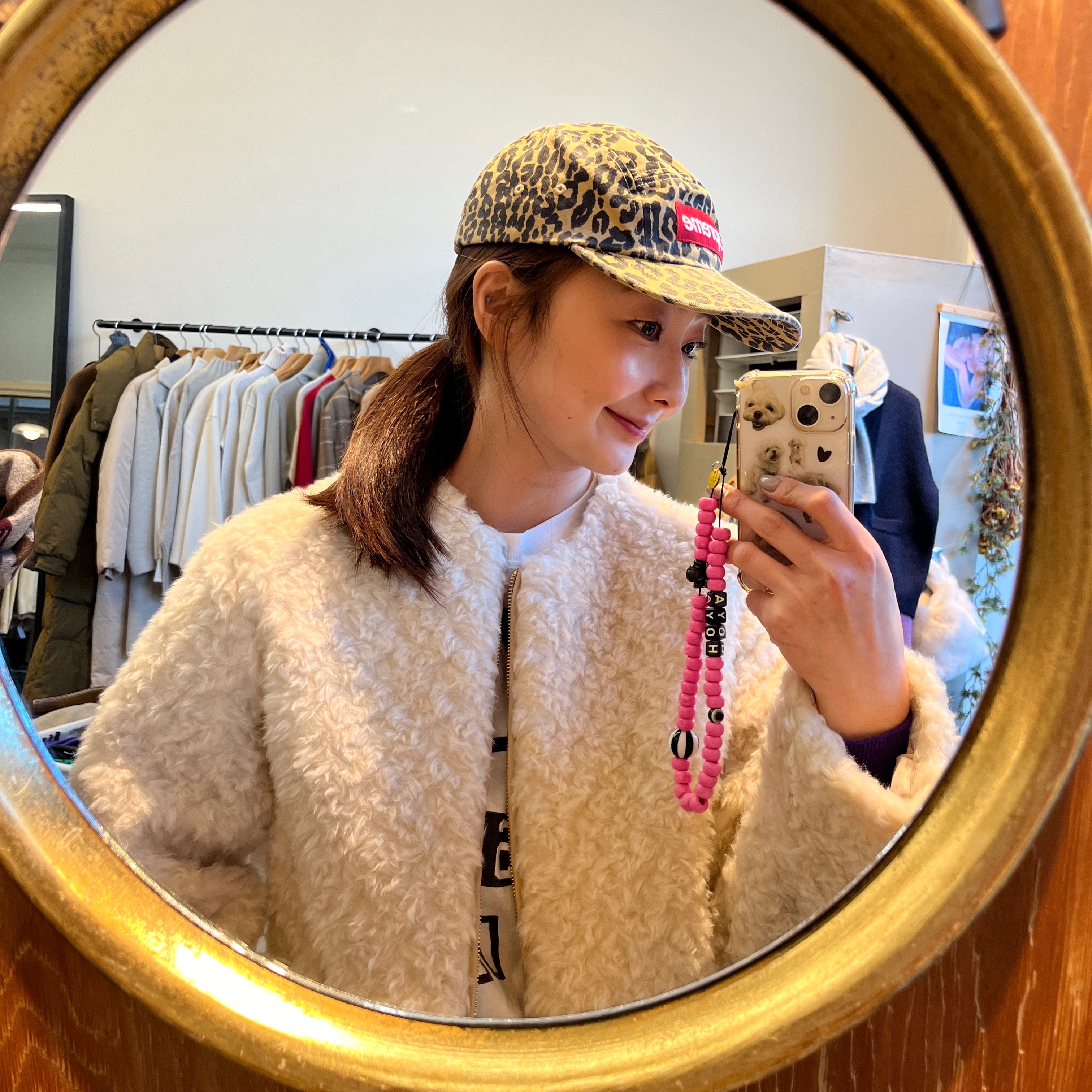 Supreme Washed Chino Twill Camp Cap Leopard - 23FW 착용 스타일 - 2