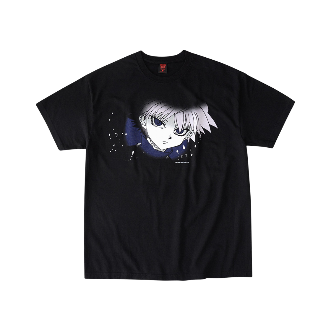 긱스 룰 x 헌터 x 헌터 실크스크린 프린팅 티셔츠 블랙(Geeks Rule x Hunter X Hunter Silkscreen Printing T-Shirt Black)