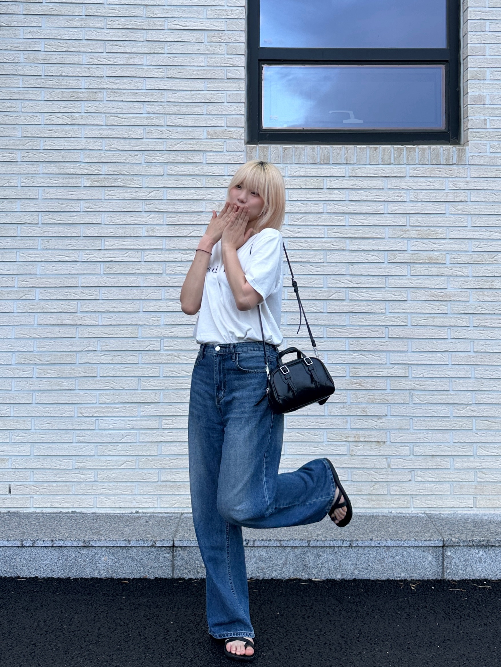 Jerusalem Sandals No.8 The Good Shepherd Black 착용 스타일 - 2