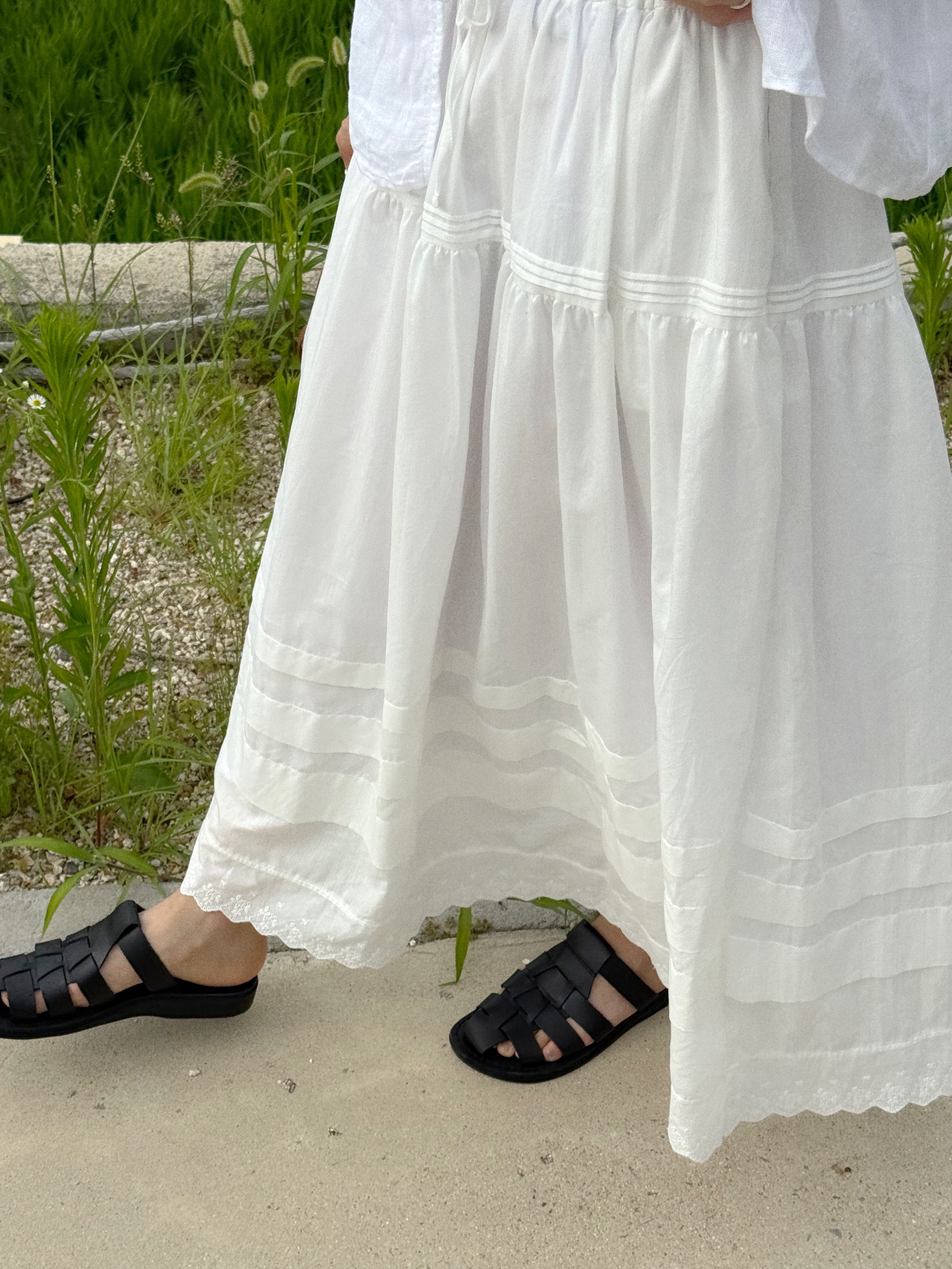 Jerusalem Sandals No.1063 Michael Slide Black 착용 스타일 - 5