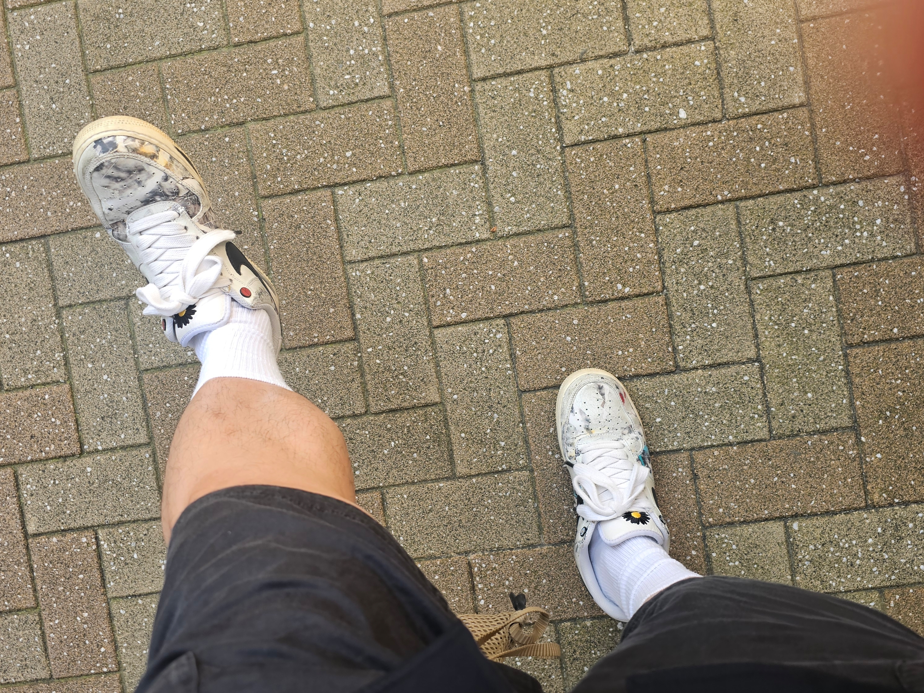 Nike x Peaceminusone Air Force 1 Low Para-Noise 2.0, Supreme x Jordan Crew Socks White (2 Pack) - 24FW 착용 스타일