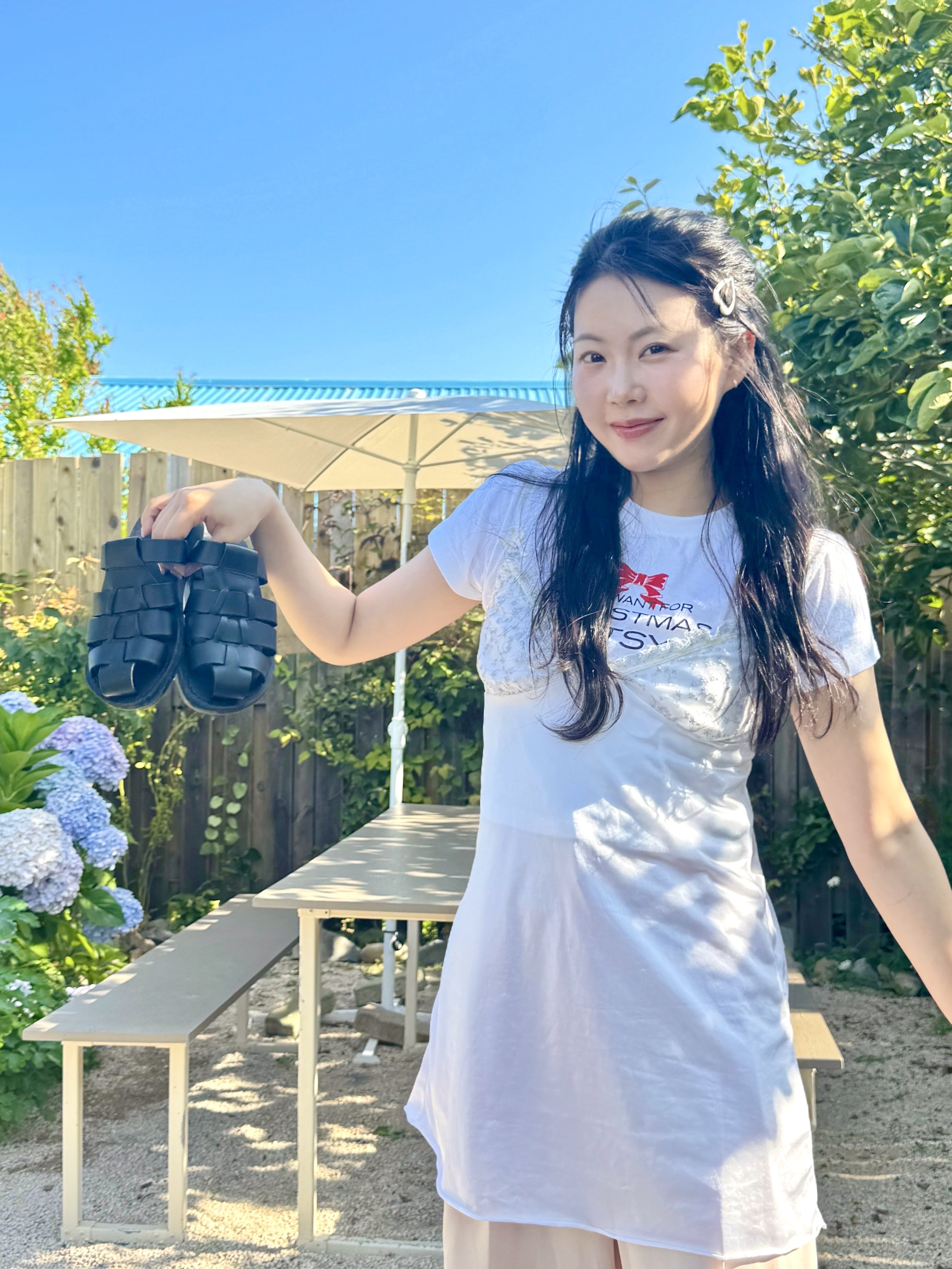 Jerusalem Sandals No.1063 Michael Slide Black 착용 스타일 - 5