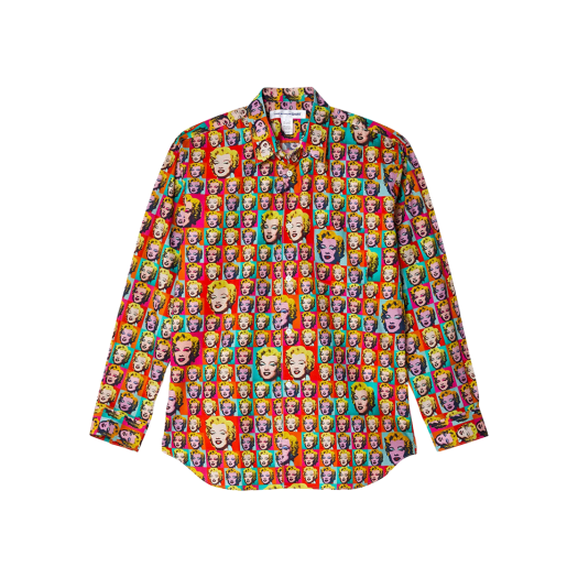 FM-B005-051-1 Comme des Garcons Shirt Andy Warhol's Marilyn Monroe Print Shirt Multicolour