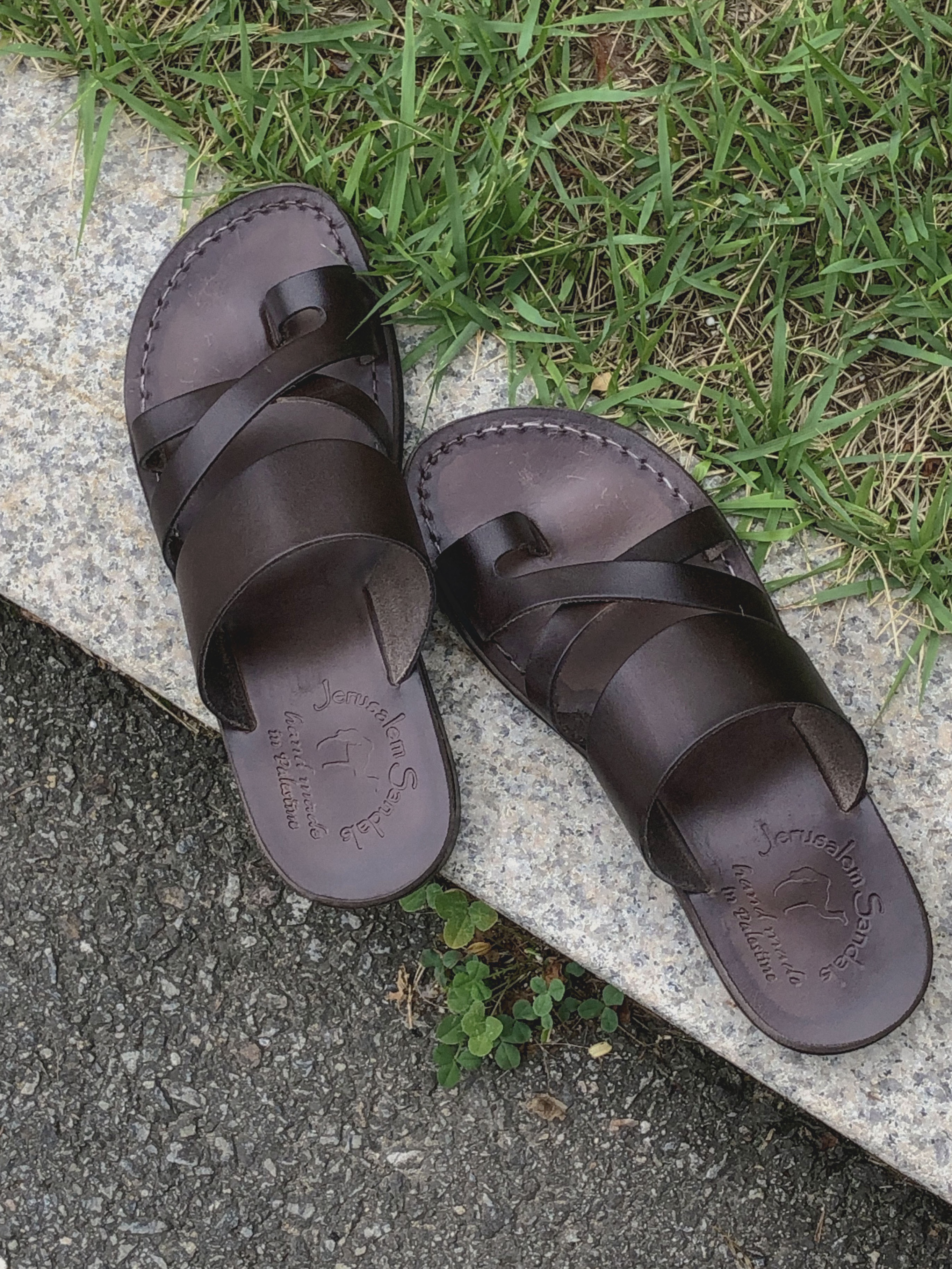 Jerusalem Sandals No.8 The Good Shepherd Brown 착용 스타일 - 2