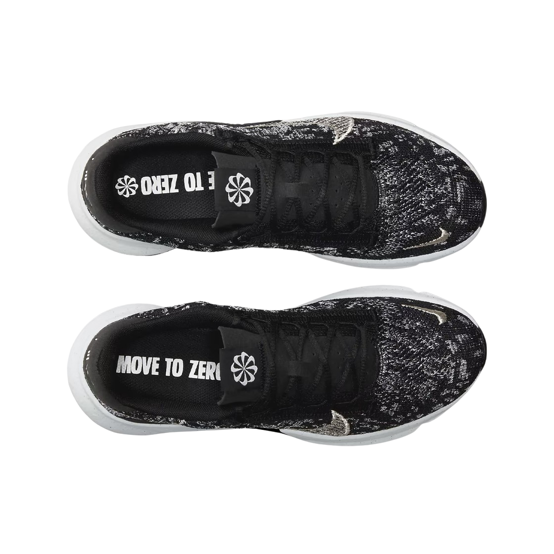 (W) 나이키 슈퍼렙 고 3 플라이니트 넥스트 네이처 블랙 화이트((W) Nike SuperRep Go 3 Flyknit Next Nature Black White) - 2