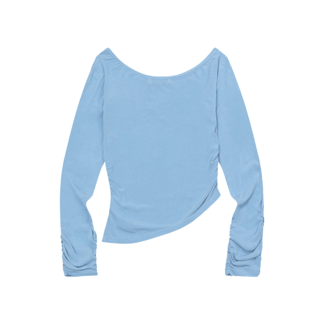 무센트 비올라 원 숄더 언발란스 셔링 티 소라(MUCENT Viola One Shoulder Unbalance Shirring T Sora) - 2