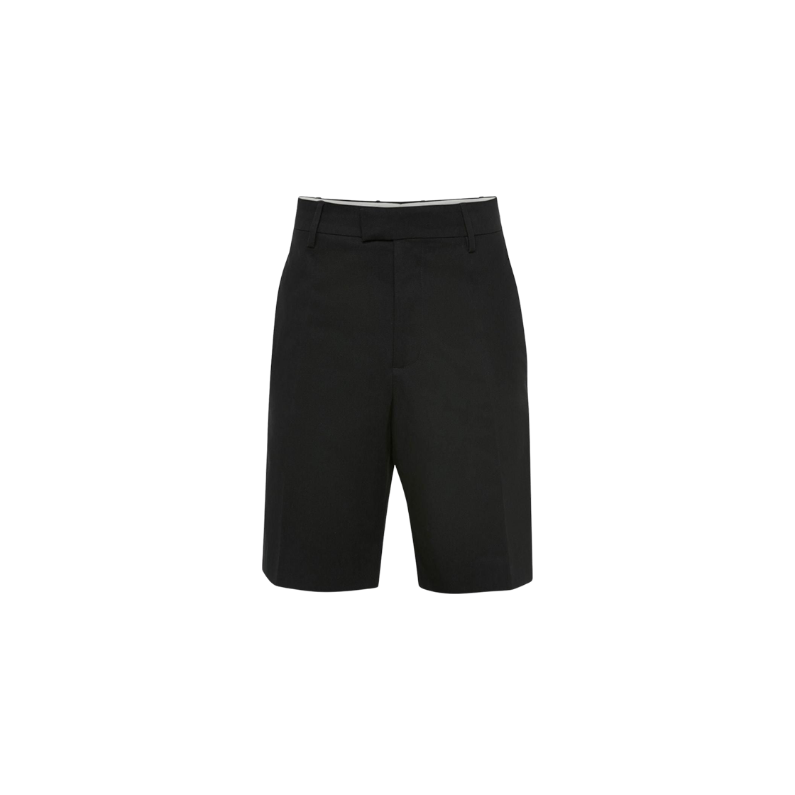 735156QUS011000 Alexander McQueen Cotton Bermuca Shorts Black