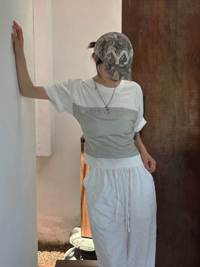 Open Yy Camo Ball Cap Khaki 착용 스타일 - 4