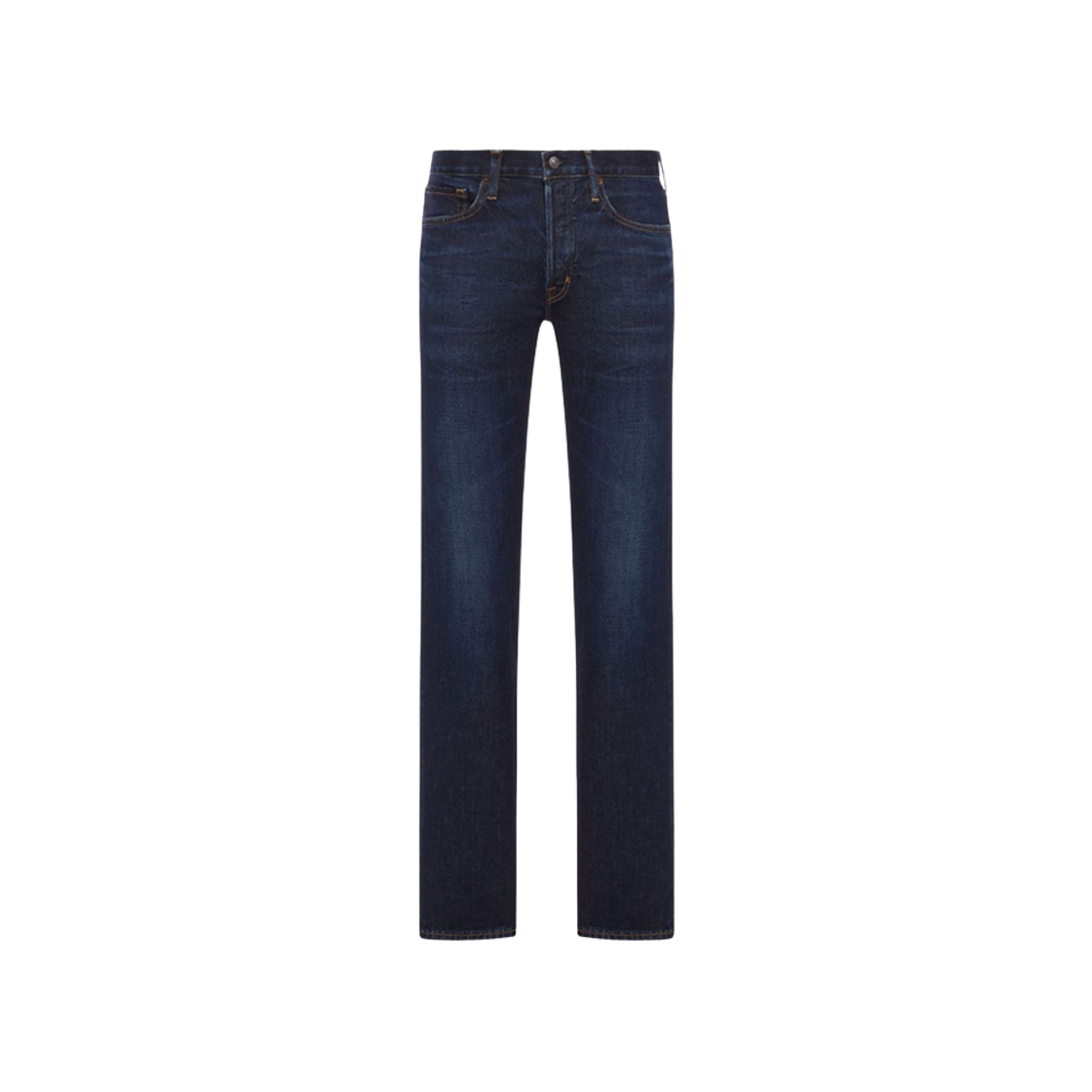 DPH001-DMC073-HB841 Tom Ford Straight Denim Jeans Dark Blue