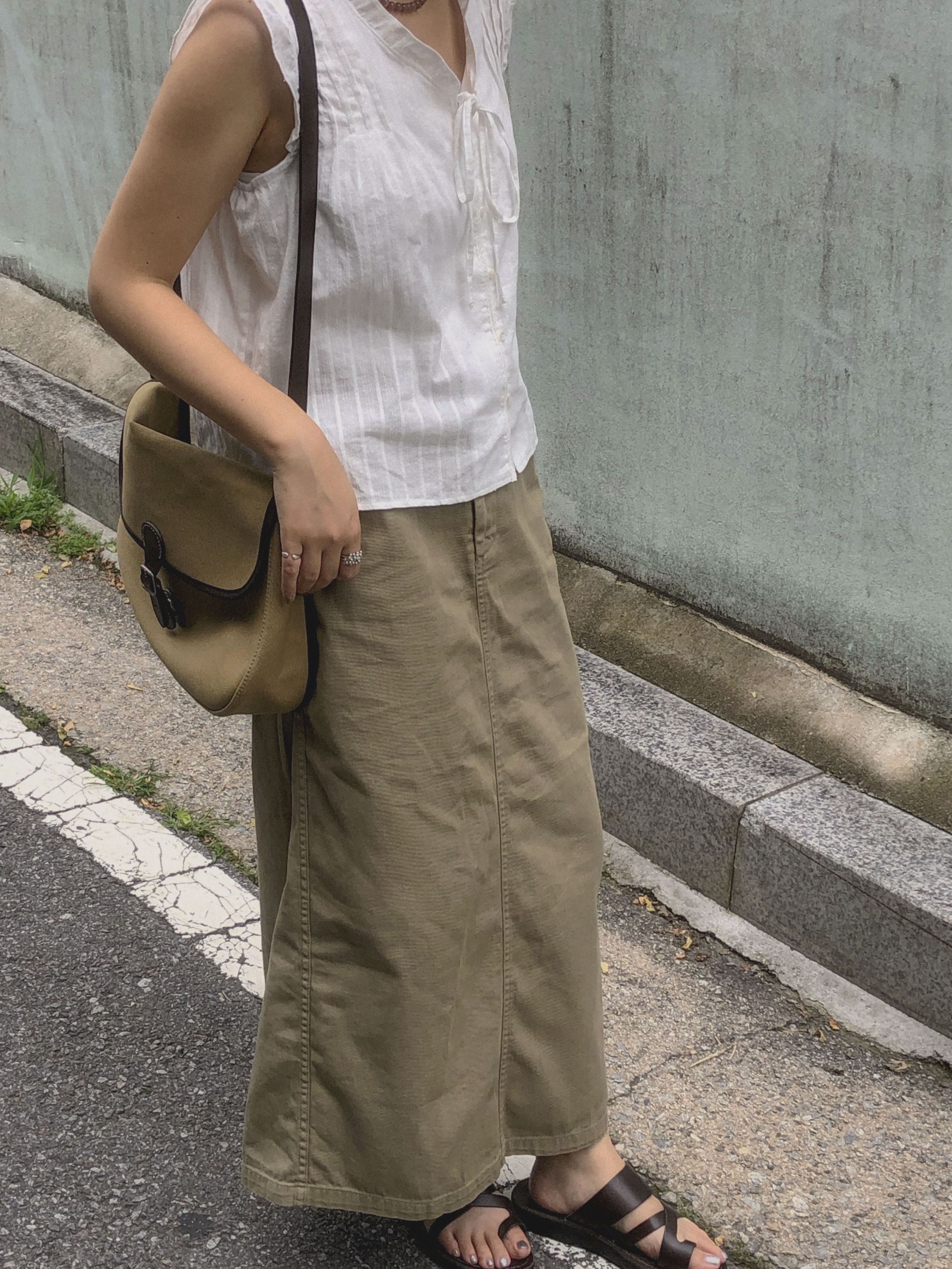 Jerusalem Sandals No.8 The Good Shepherd Brown 착용 스타일 - 4