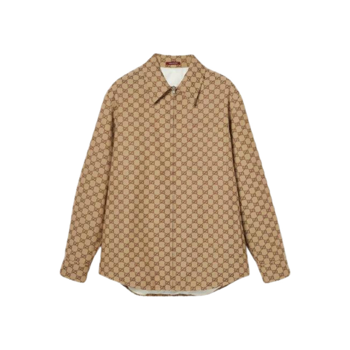 구찌 GG 캔버스 오버셔츠 카멜 다크 브라운(Gucci GG Canvas Overshirt Camel Dark Brown)
