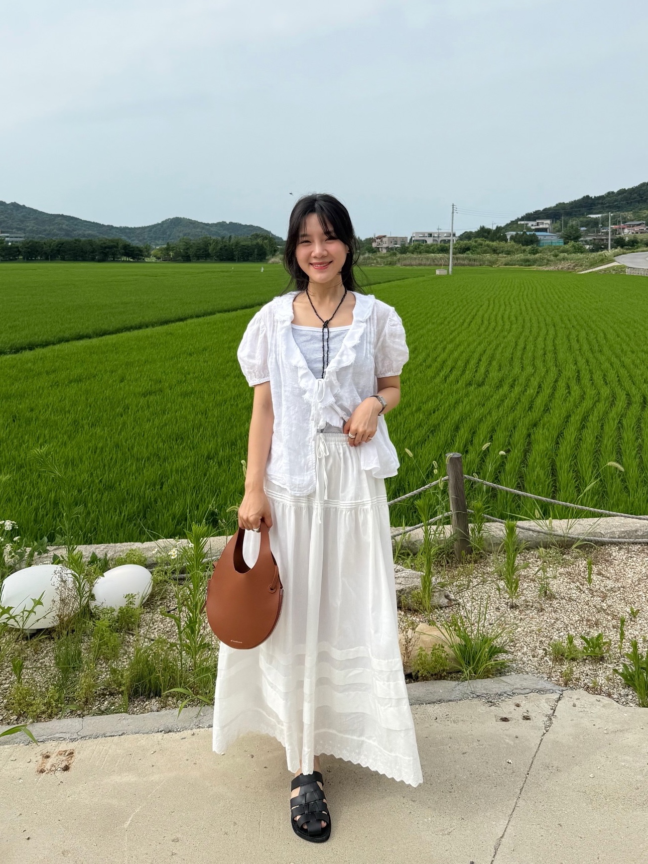 Jerusalem Sandals No.1063 Michael Slide Black 착용 스타일 - 2