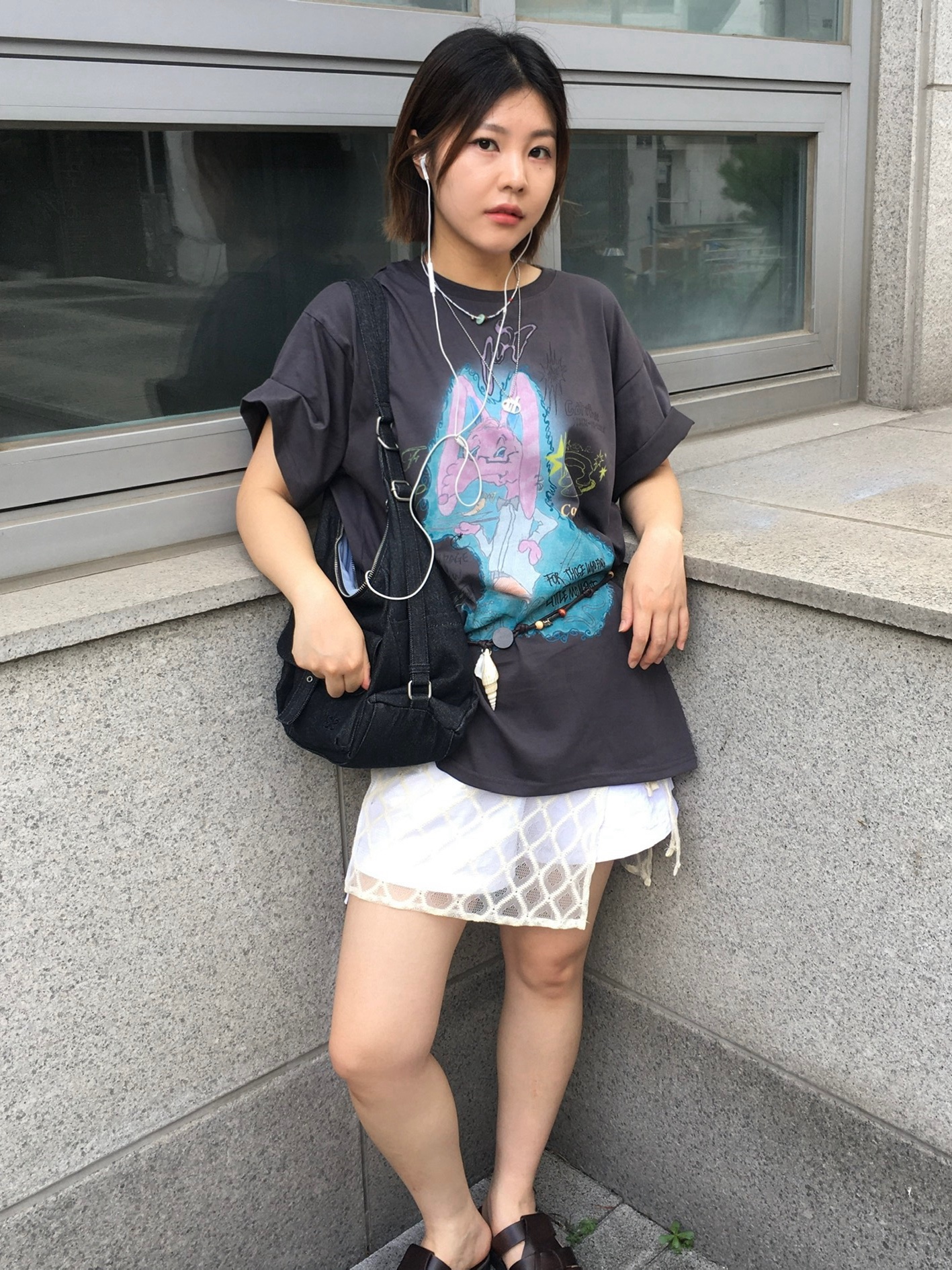 Jerusalem Sandals No.1063 Michael Slide Brown 착용 스타일 - 3