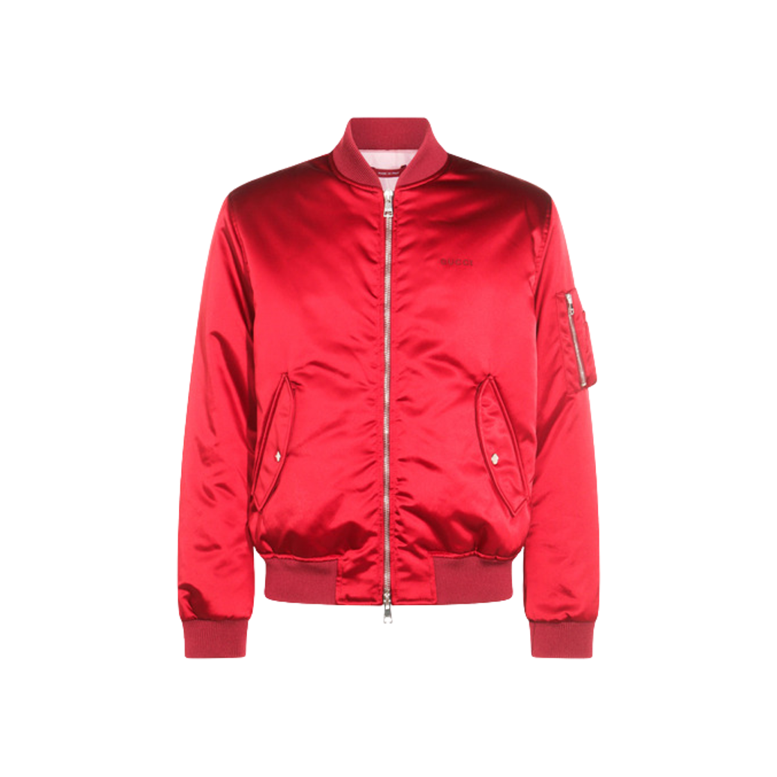 구찌 자수 봄버 자켓 로쏘 앙코라 레드(Gucci Embroidery Bomber Jacket Rosso Ancora Red)