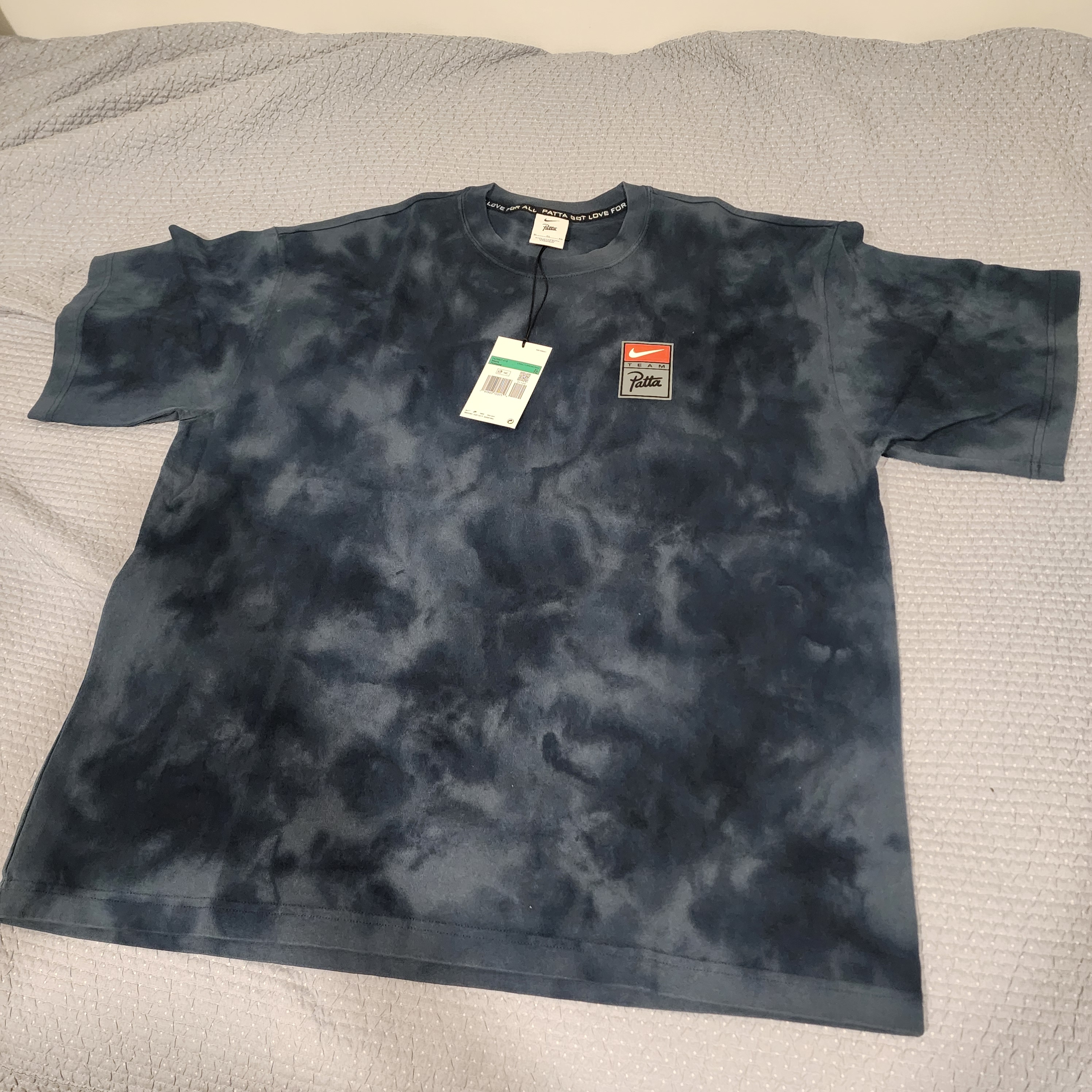 Nike x Patta T-Shirt Squadron Blue (HQ3907-416) 착용 스타일 - 1