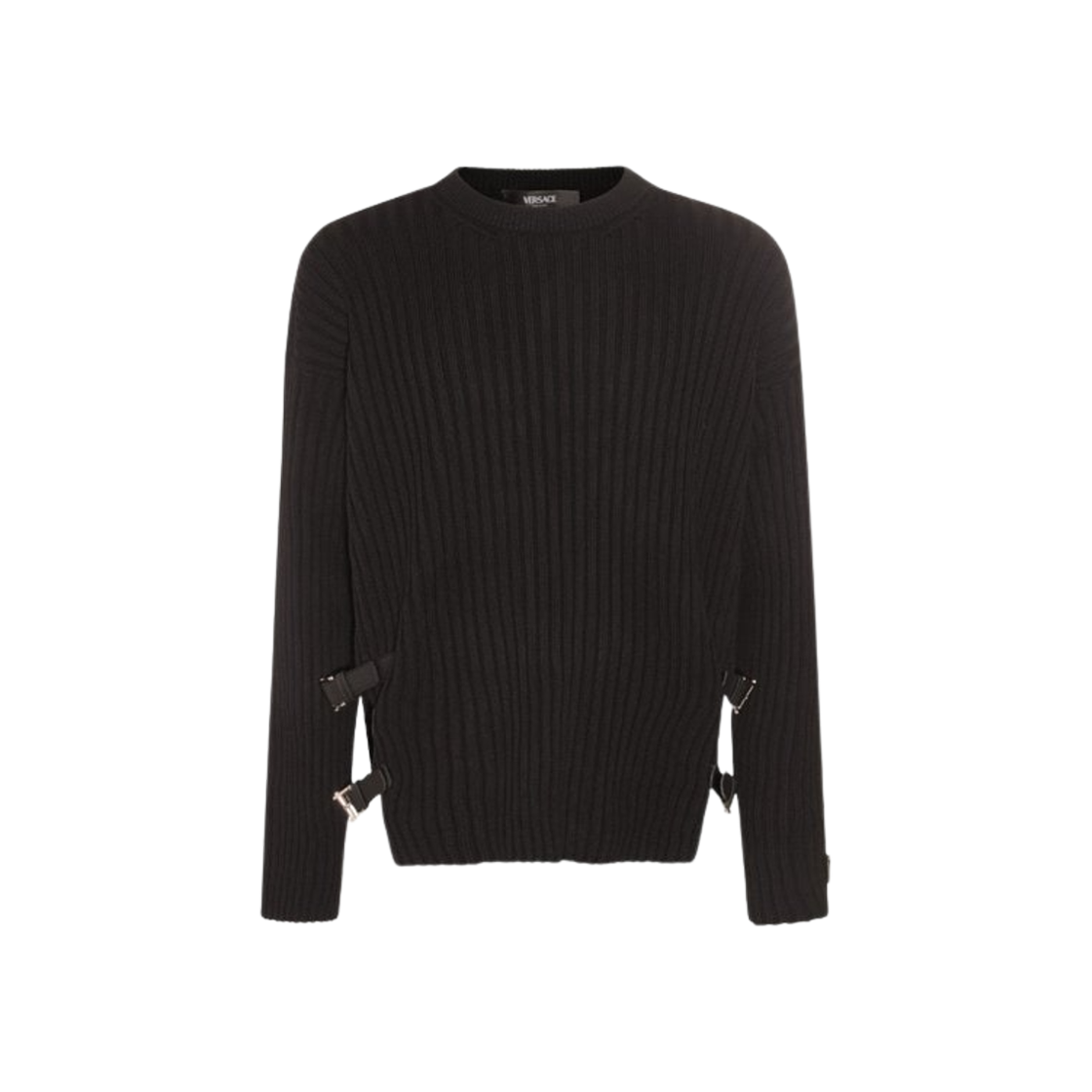 베르사체 버클 디테일 스웨터 블랙(Versace Buckle Details Sweater Black) - 1