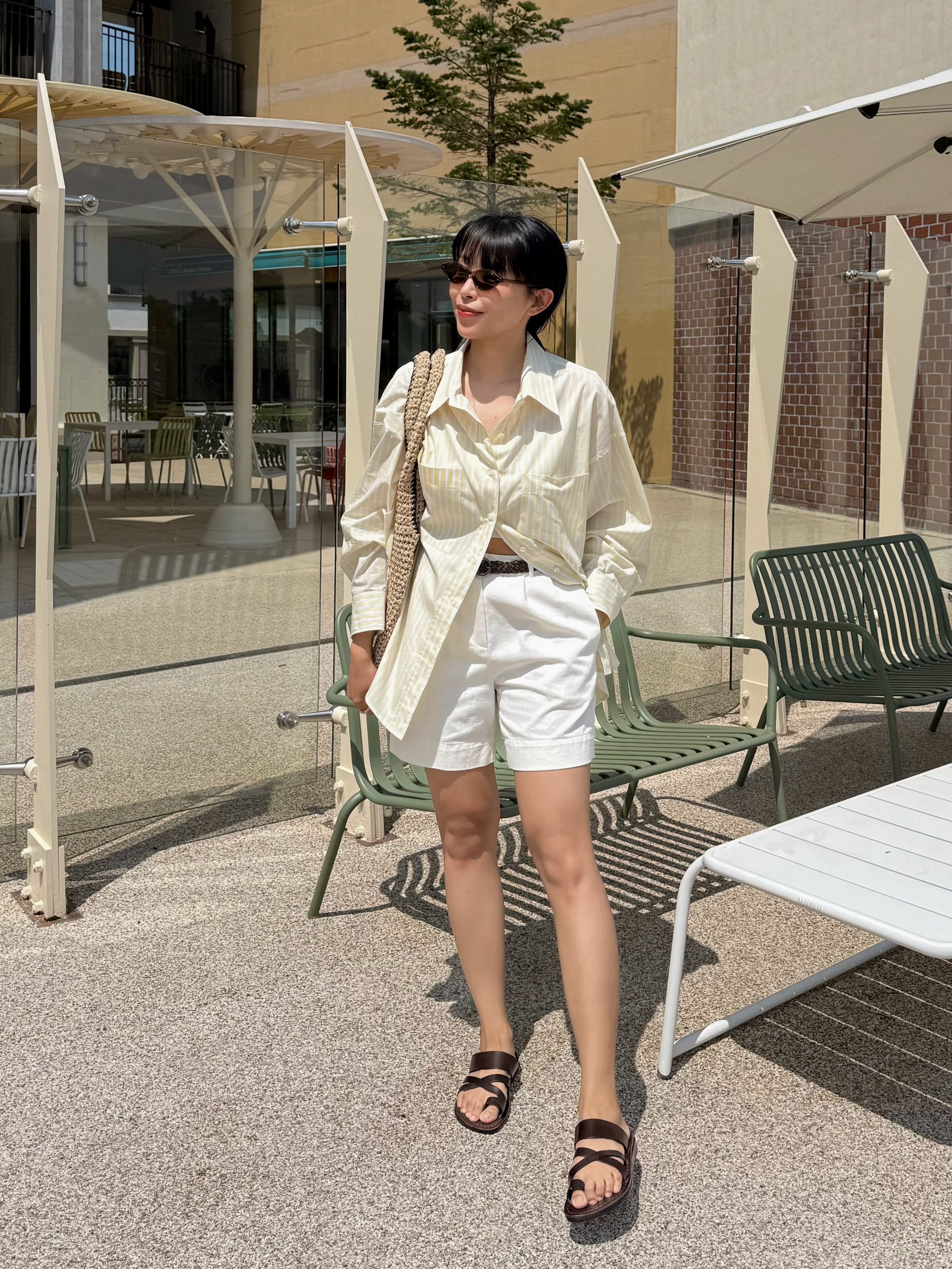 Jerusalem Sandals No.8 The Good Shepherd Brown 착용 스타일 - 1