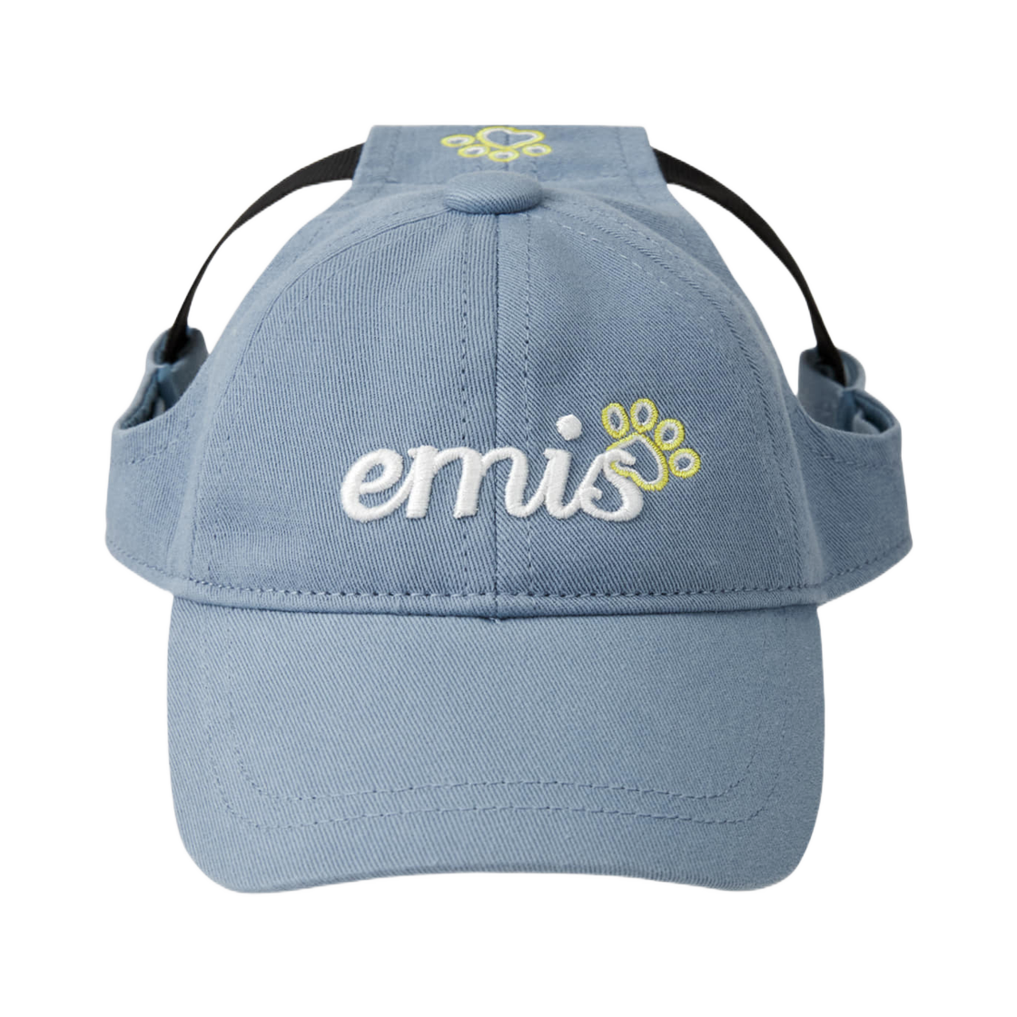 - Emis Pet Lettering Logo Ball Cap Blue