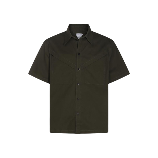 816765V4CS03359 Bottega Veneta Light Cotton Twill Shirt Khaki