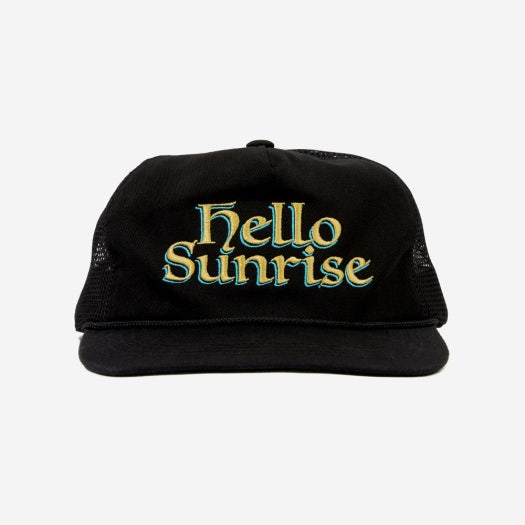 HS52CA915BK0 Hello Sunrise Heritage Logo Relaxed Fit 5P Cap_Black