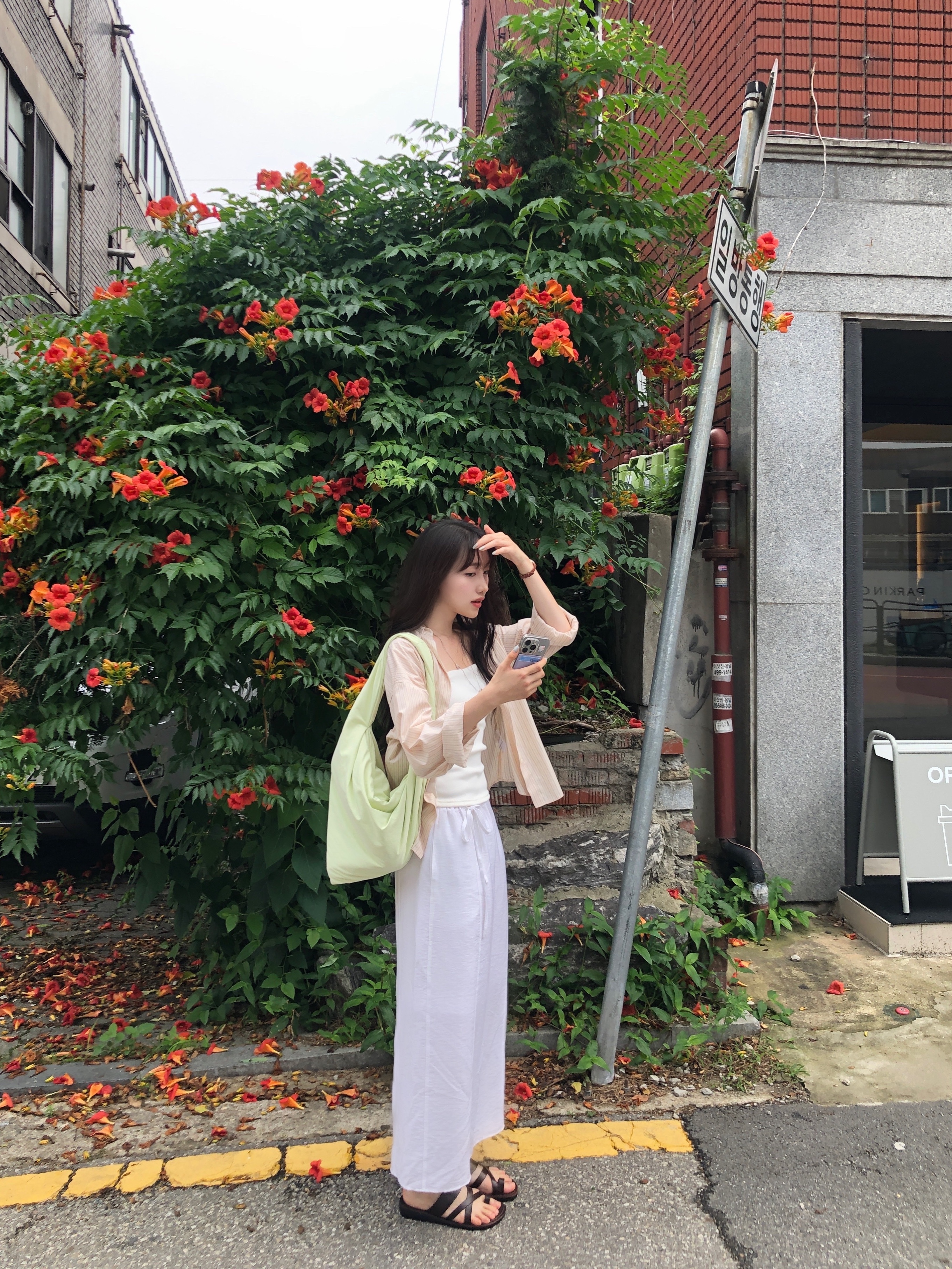 Jerusalem Sandals No.8 The Good Shepherd Brown 착용 스타일 - 1