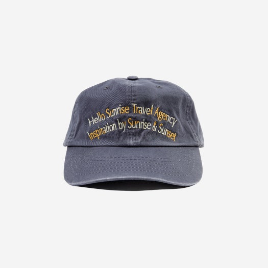 HS52CA811DG0 Hello Sunrise Dot Arch Logo Ball Cap_Dark Gray