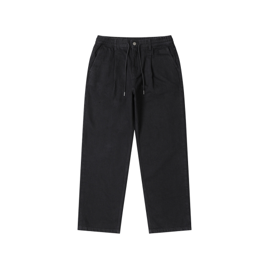 CWPAA25588BKX Customellow Loose Fit Drawstring Jeans Black
