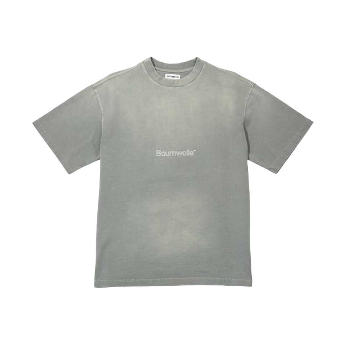 - Optimistic Runners Baumwolle T-Shirt Washed Light Grey