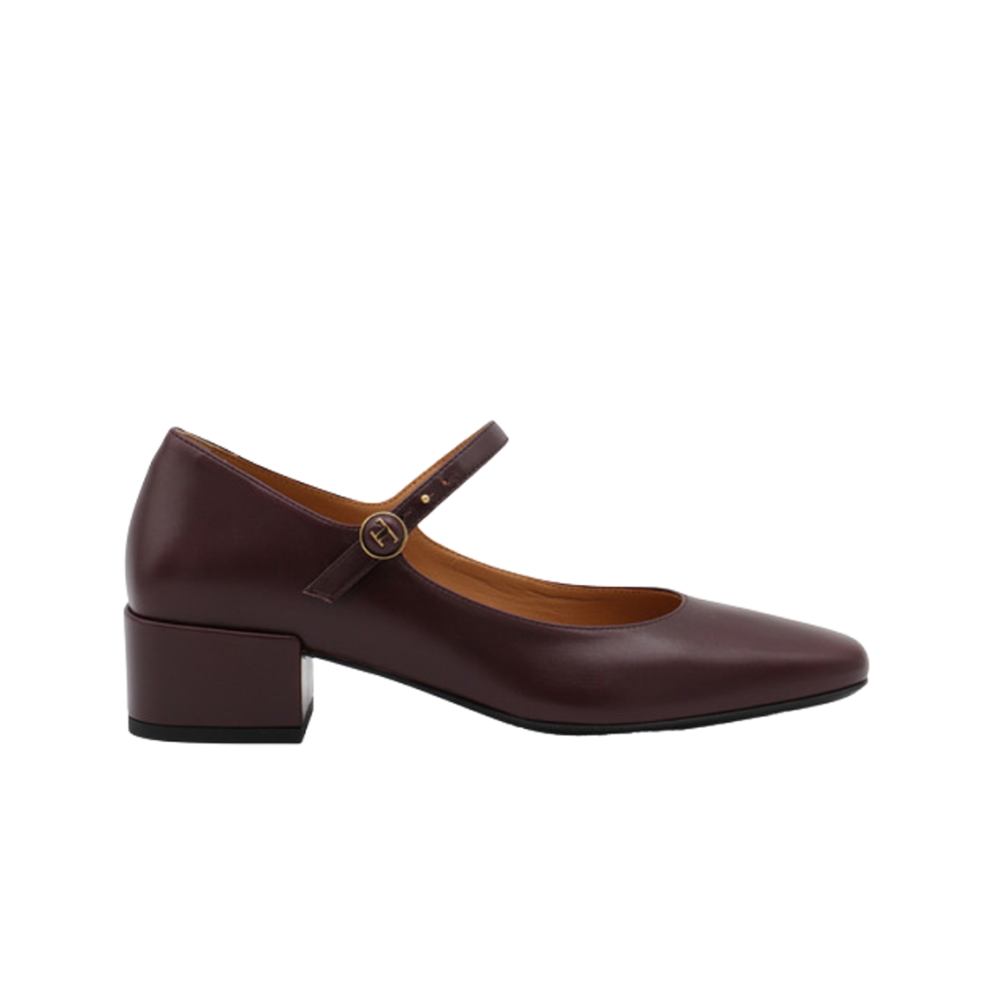 XXW33L0IN60BSSR822 (W) Tod's Leather Toe Mary Jane Pumps Burgundy